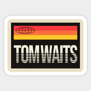 Tom Waits Sticker